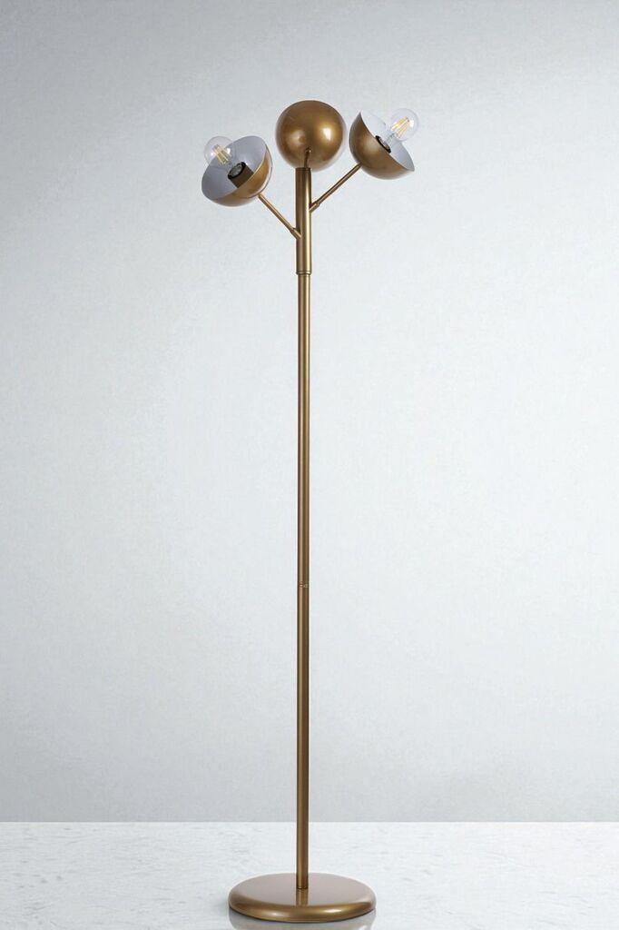 Opviq Podna lampa 8949-1, Zlatne boje
