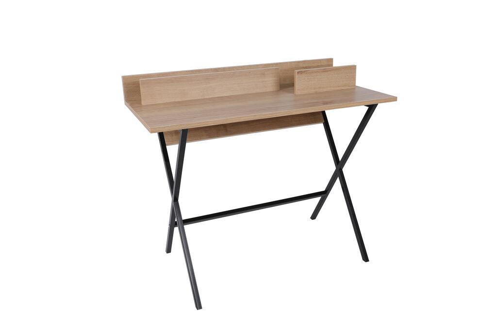 Hanah Home Radni sto Panama, 100x50x89 cm, Hrast-crni