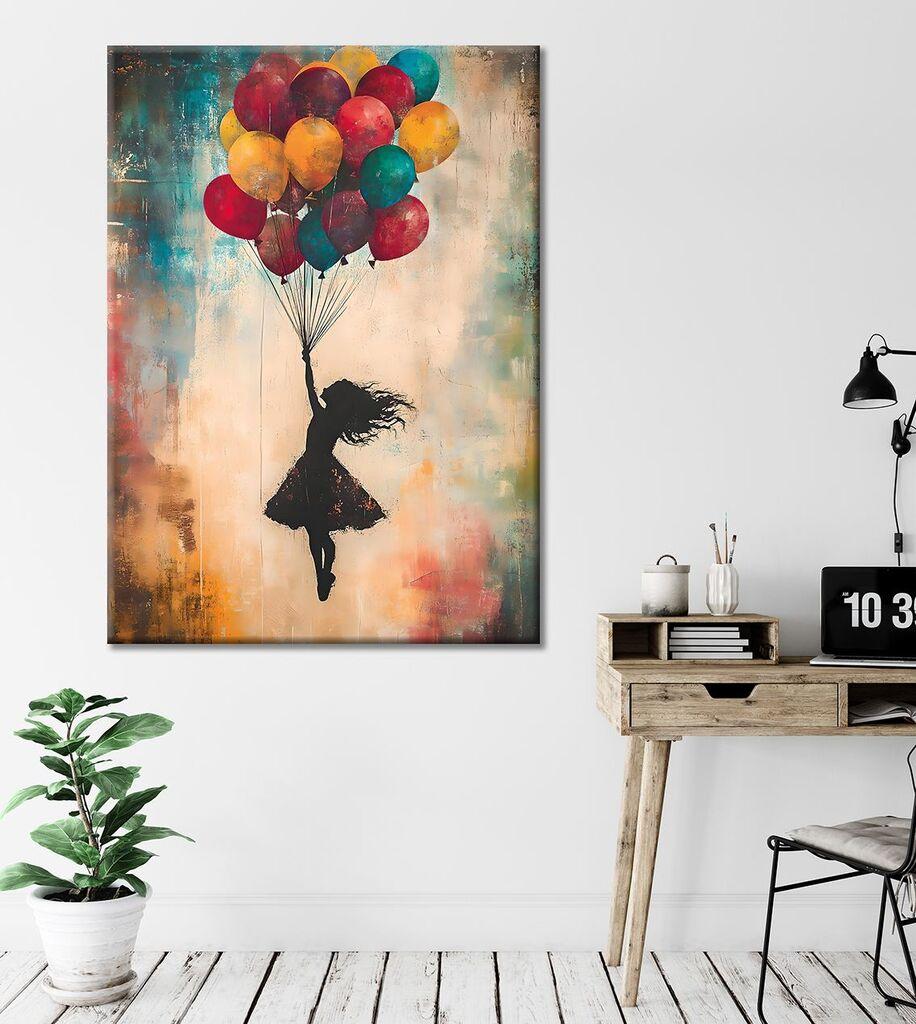 Wallity Dekorativna slika na platnu, 50x70cm, Šarena