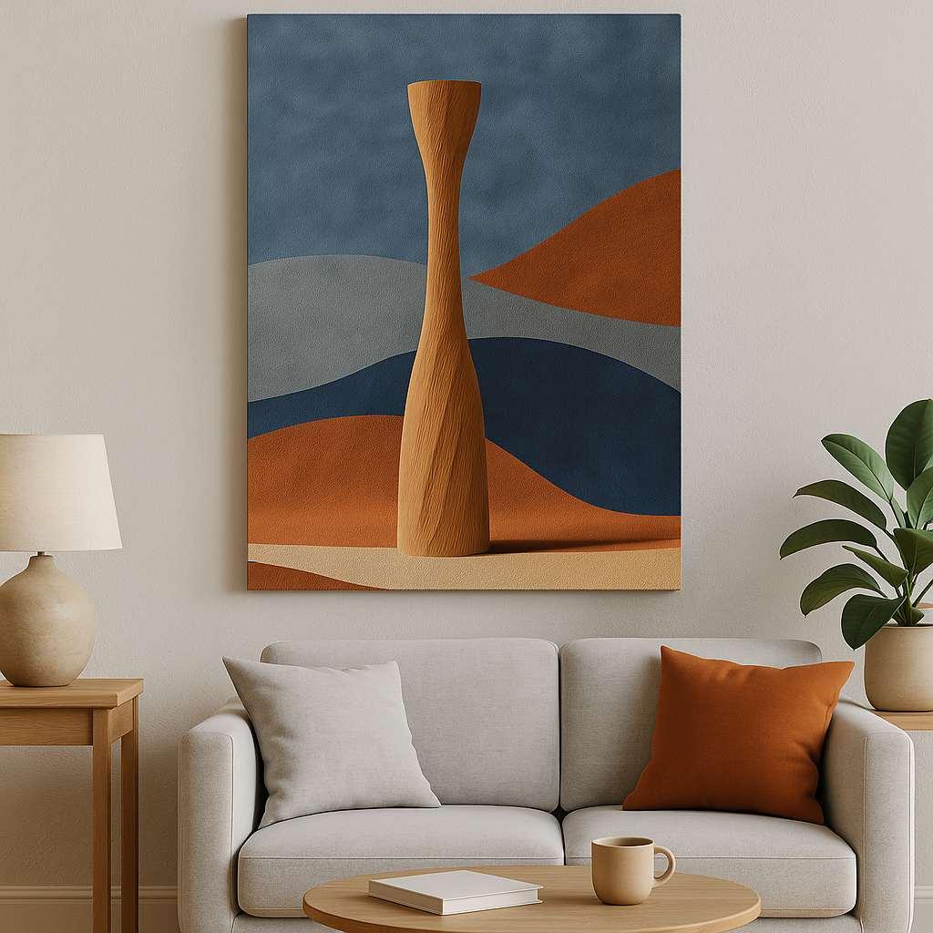 Wallity Dekorativna slika na platnu, 50x70cm, Šarena