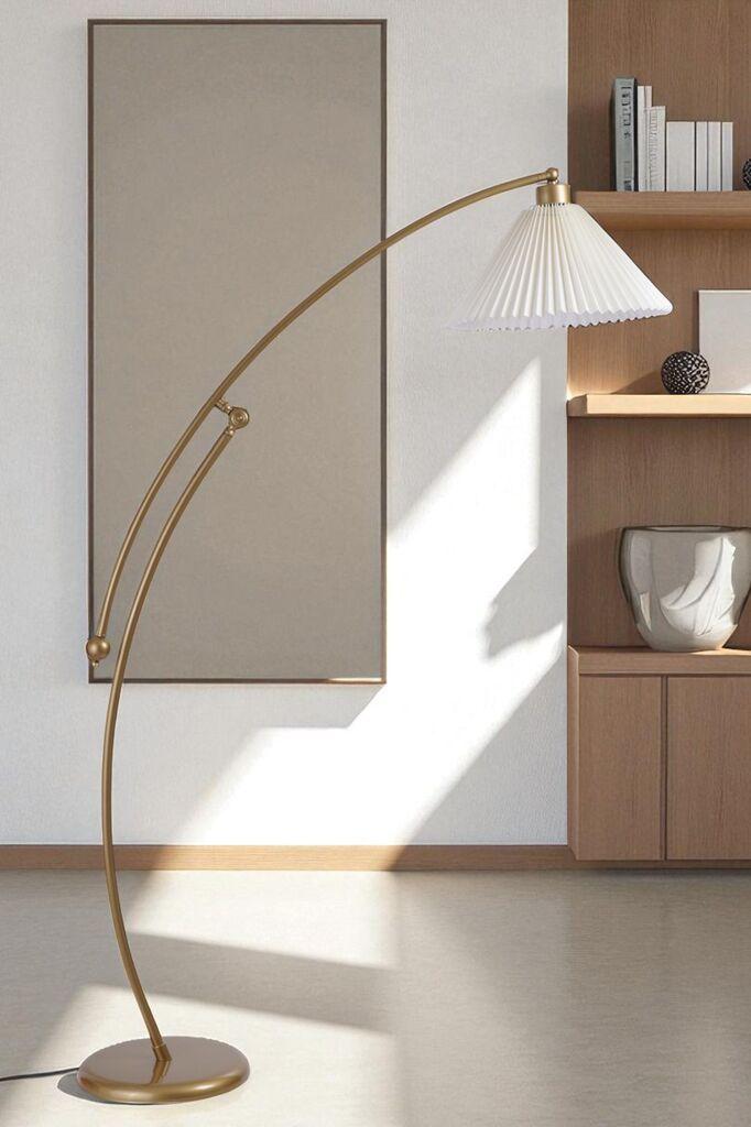Opviq Podna lampa 8972-5, Zlatne boje