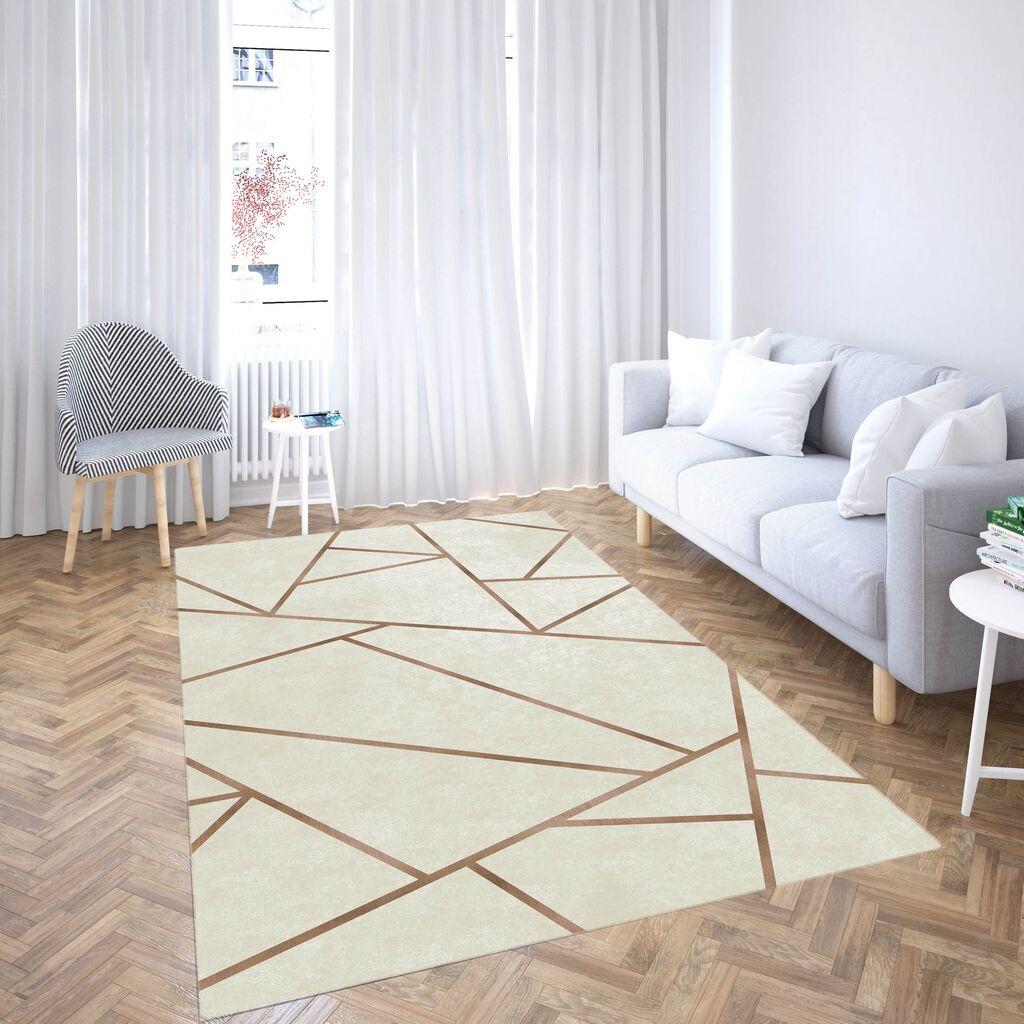 Conceptum Hypnose Tepih CG_62, Pravougaoni, 100 x 180 cm, Krem-braon