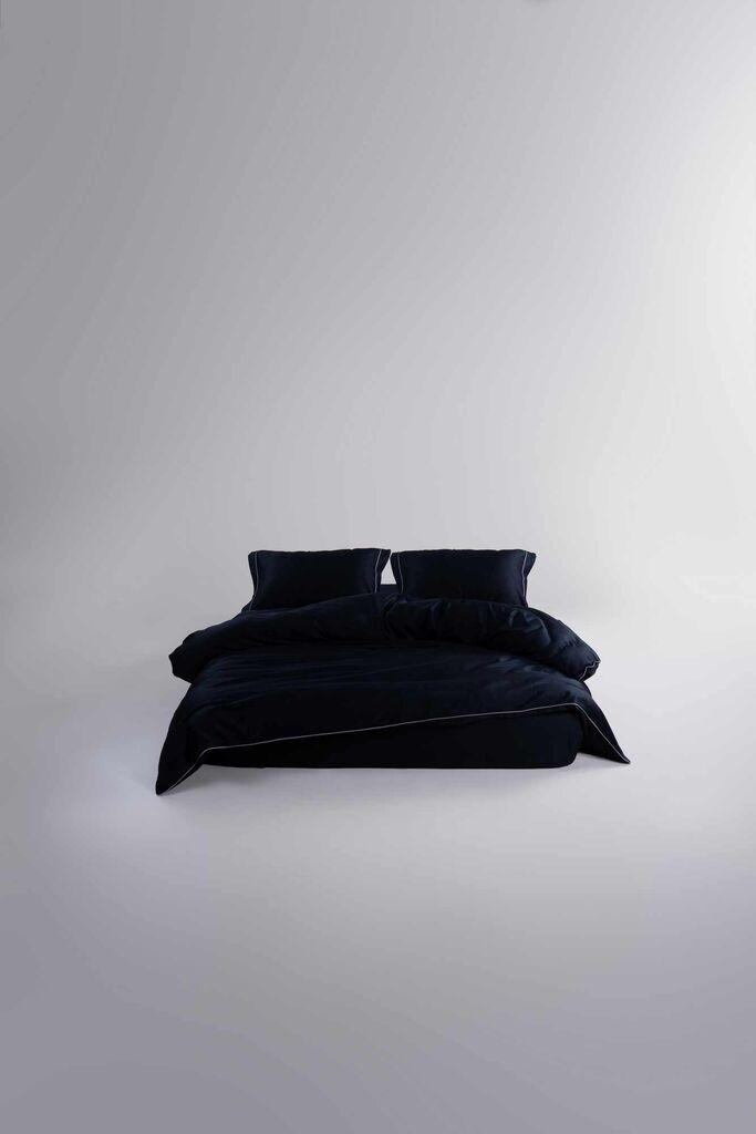 L'essentiel Maison Satenski Komplet posteljine, 200x220cm, Crna