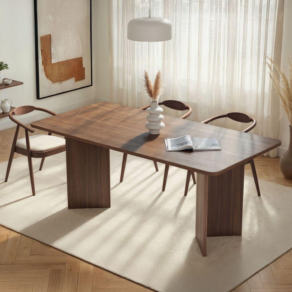 Nordure Trpezarijski sto, 180x75x90cm, Braon