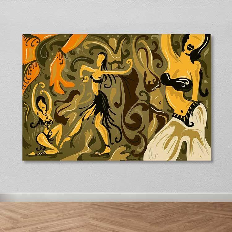 Wallity Slika DEV03490100140, 100x140 cm