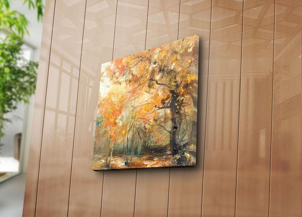 Wallity Dekorativna slika na platnu, 45x45cm, Šarena