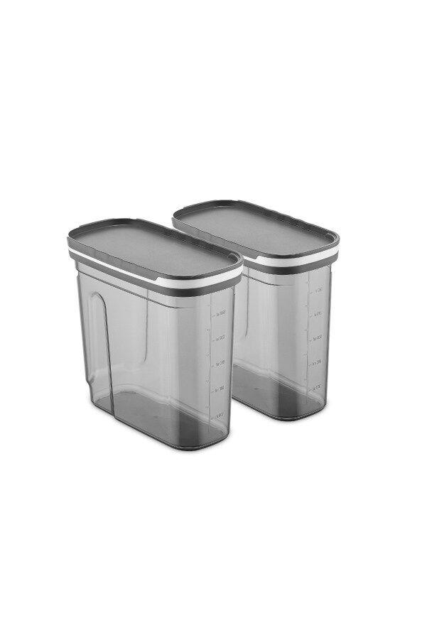 Hermia Set kutija za skladištenje, 2 komada, Antracit