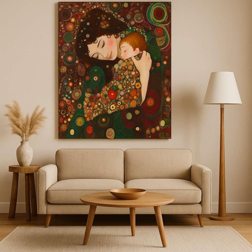 Wallity Dekorativna slika na platnu, 70x100cm, Šarena