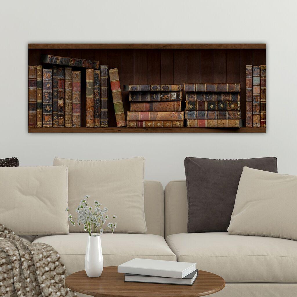 Wallity Dekorativna slika na platnu, 30x80cm, Šarena