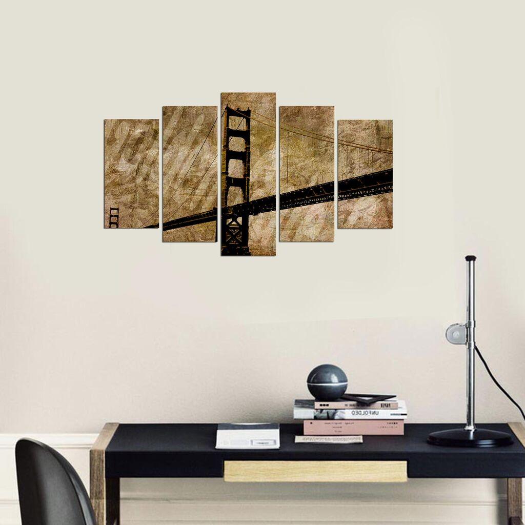 Wallity Set Slika 5PMX-007, 5 Delova