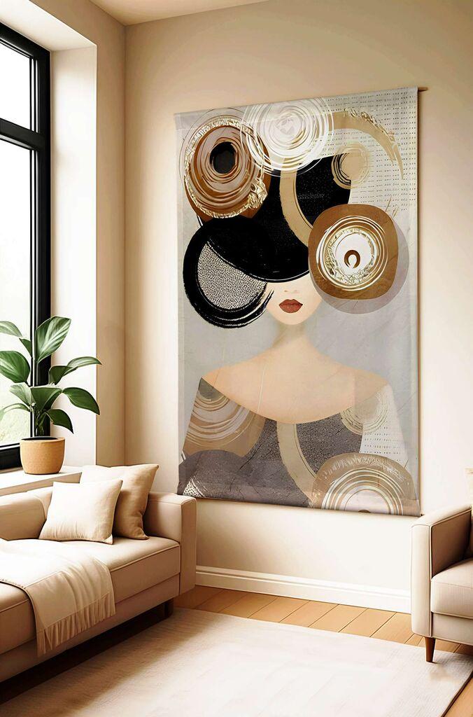 Wallity Dekorativna slika, 100x140cm, Šarena