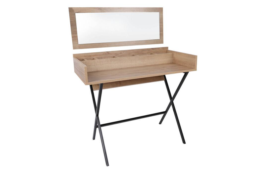 Hanah Home Sto za šminkanje Hive, Hrast