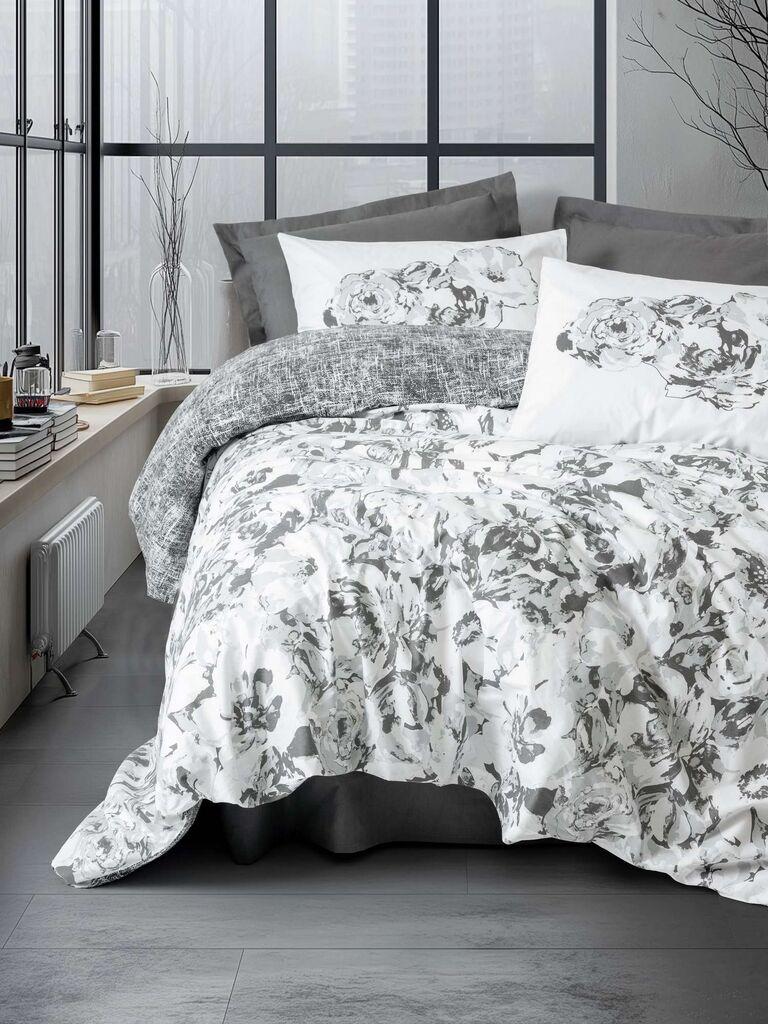 L'essentiel Maison Set posteljina Florva, 160 x 220 cm, Antracit