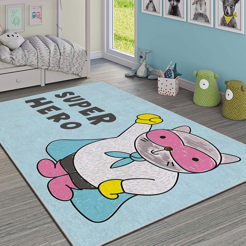 Conceptum Hypnose Tepih Hmi Kdc-26, Pravougaoni, 100 x 180 cm, Svetloplavi