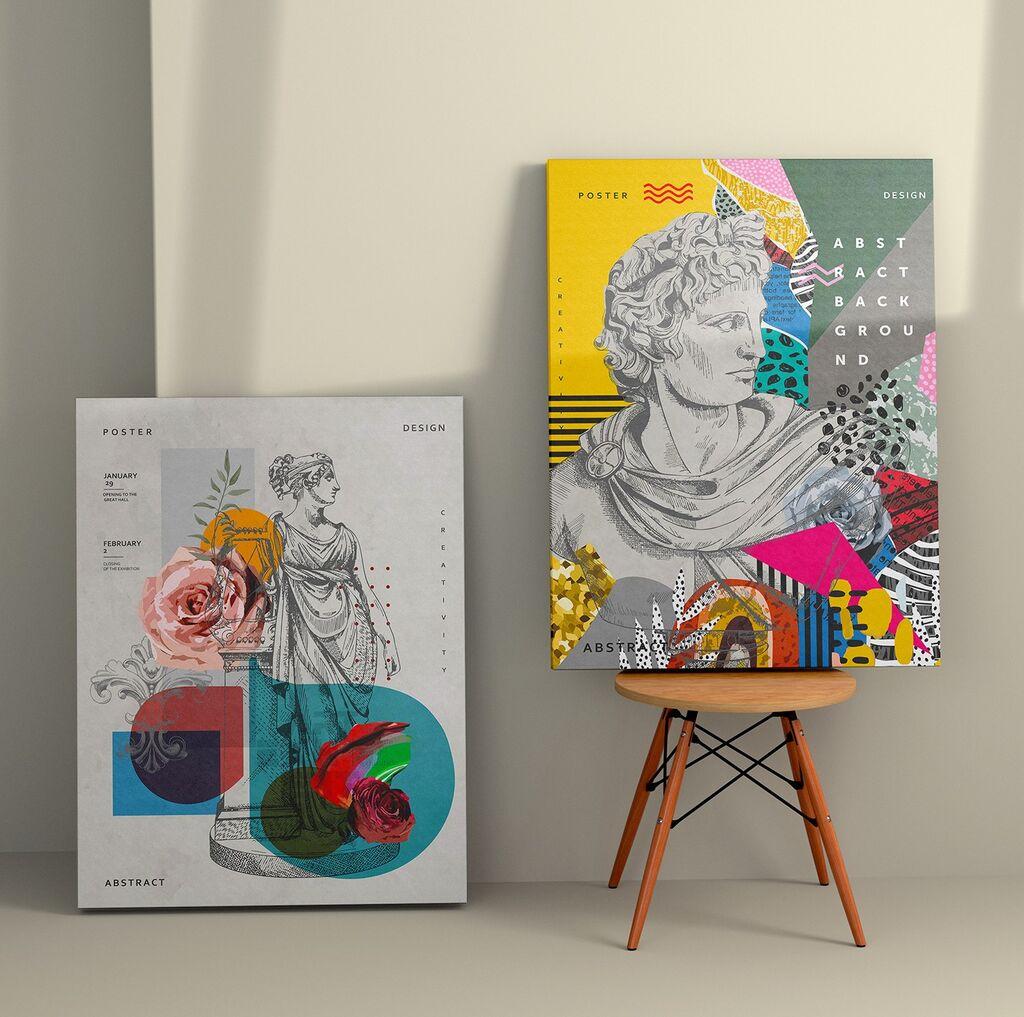 Wallity Zidna dekoracija 2KNV4311, 50 x 70cm, 2 komada