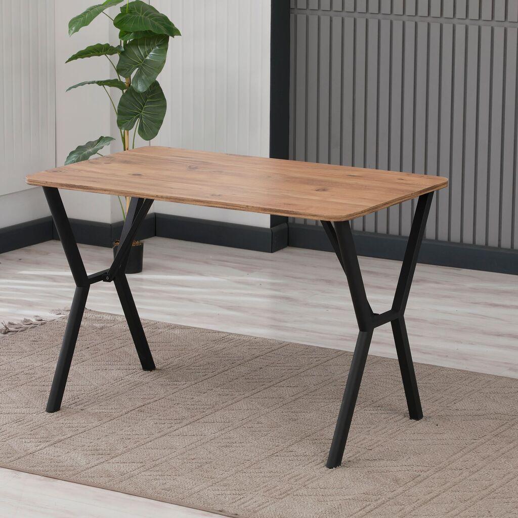 Hanah Home Trpezarijski sto Elma 110, 110 x 70 x 74 cm, Boja oraha