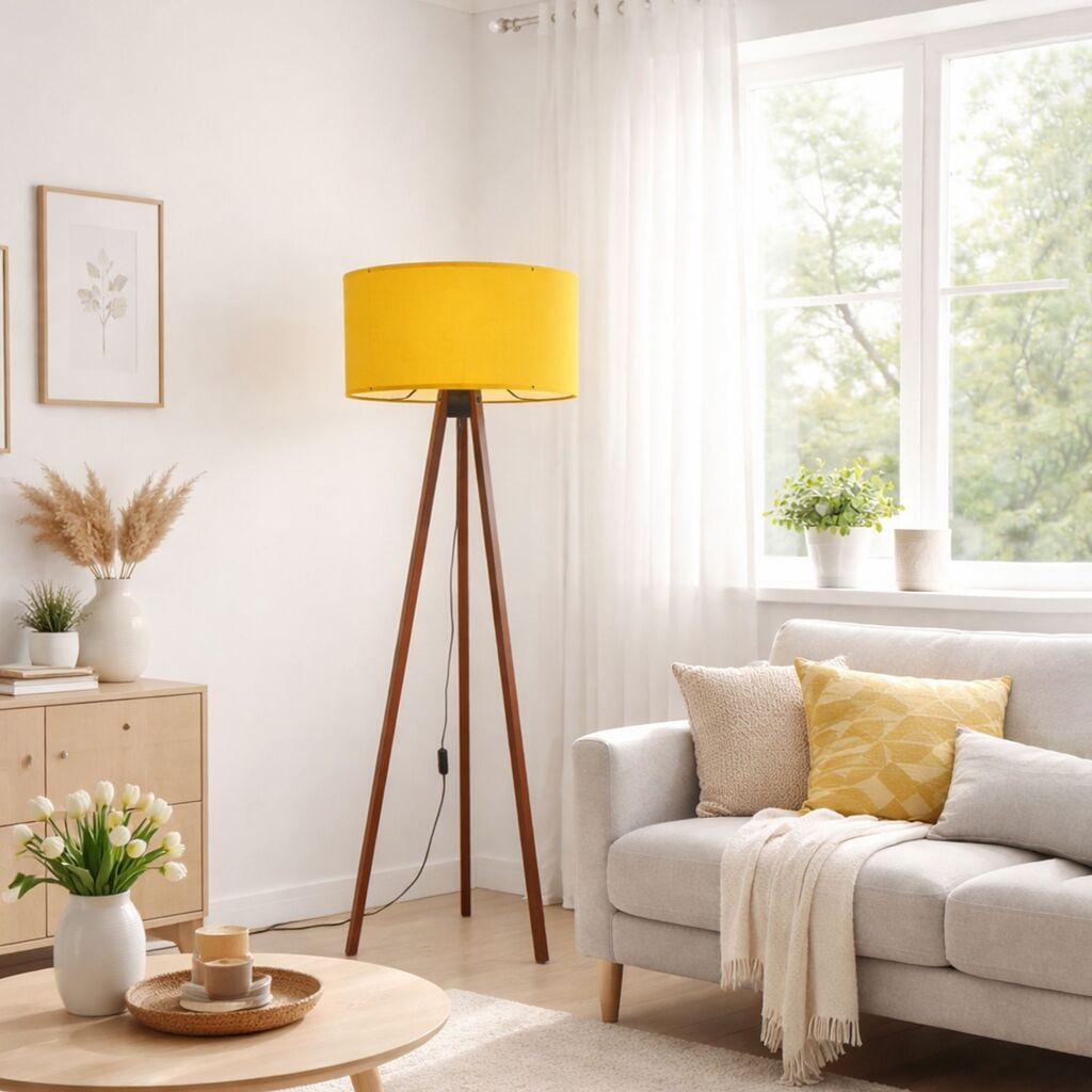Opviq Podna lampa, Žuta