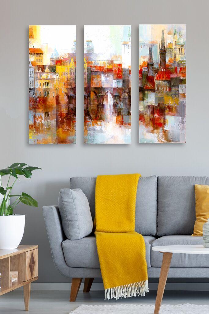 Wallity Set slika MDF0049, 3 Dela
