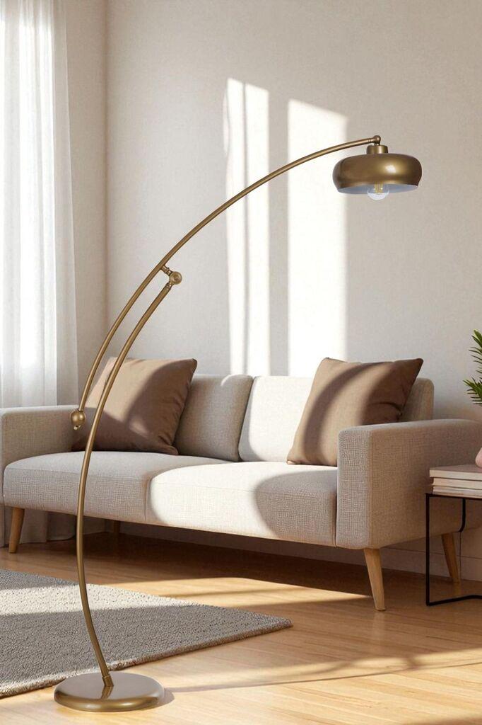 Opviq Podna lampa 8972-2, Zlatne boje