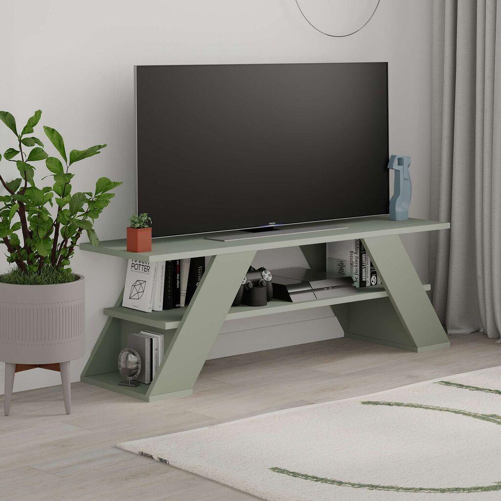 Hanah Home TV komoda Farfalla, 120x40x33,5 cm, Maslina