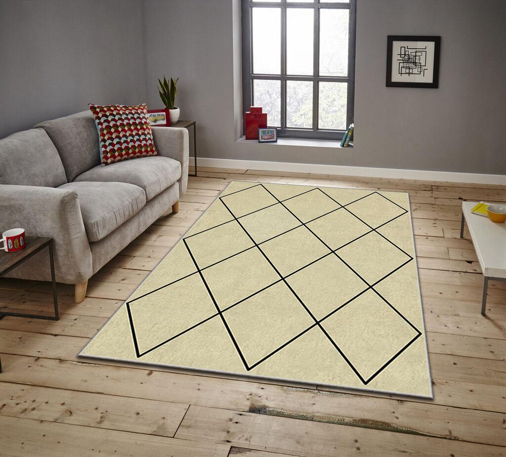 Conceptum Hypnose Tepih Asr Crpt-61, Pravougaoni, 80 x 140 cm, Bež