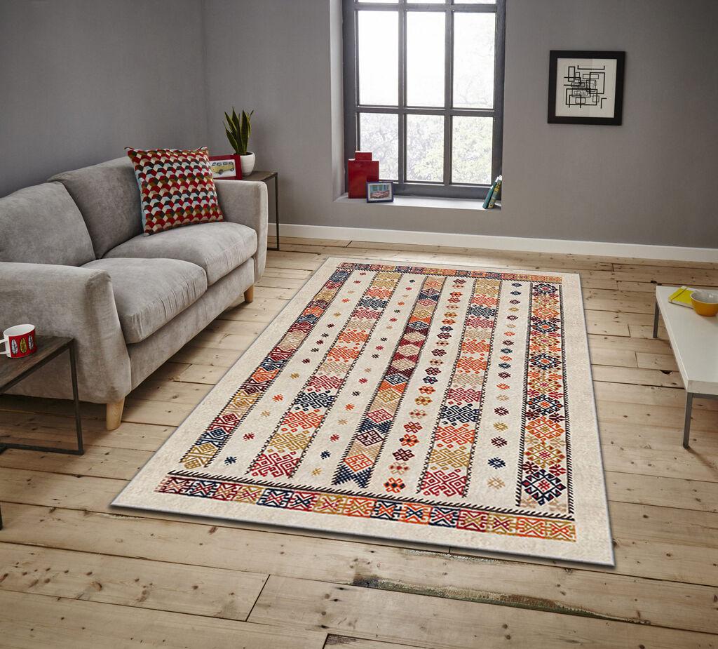 Conceptum Hypnose Tepih Asr Crpt-142, Pravougaoni, 100 x 140 cm, Šareni