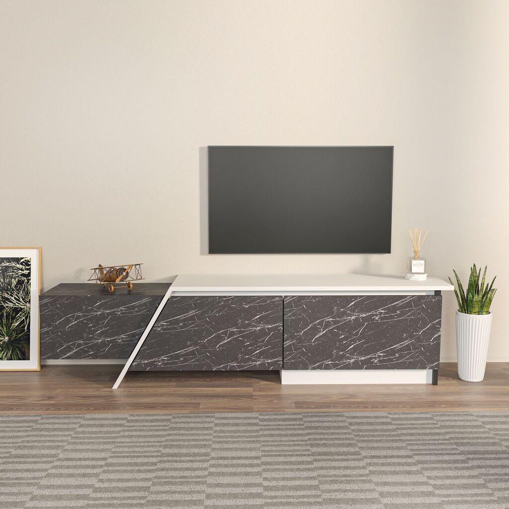 Hanah Home TV Komoda Zonas, 180x28,6x35 cm, Siva