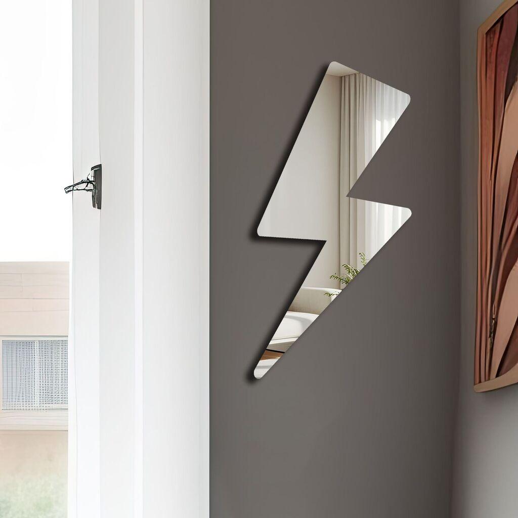Wallity Ogledalo Ozgl504, 29x60 cm, Srebrne boje