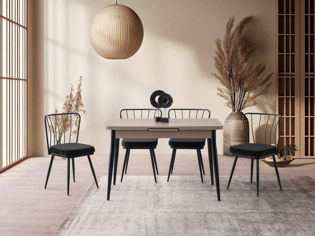 Hanah Home Trpezarijski sto Ay - 1185, 120x75x70 cm, Bež