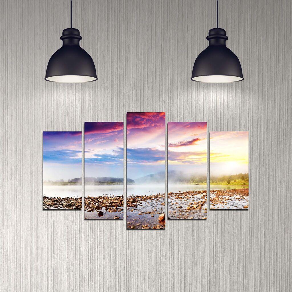Wallity Set Slika 5DMDF-10, 5 Delova