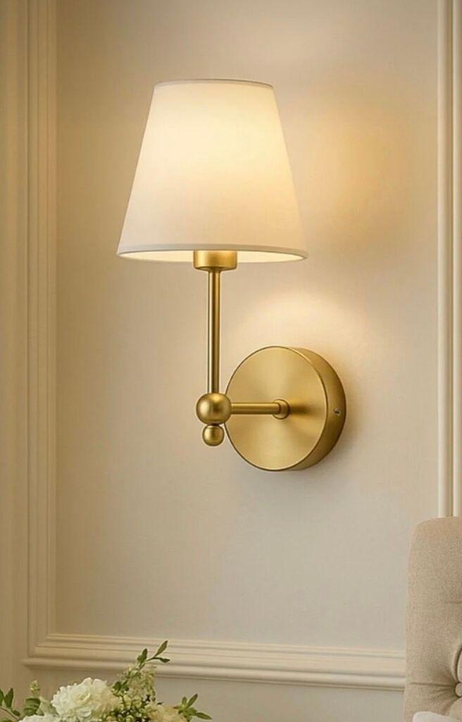 Opviq Zidna lampa BRZ-343417, Zlatne boje