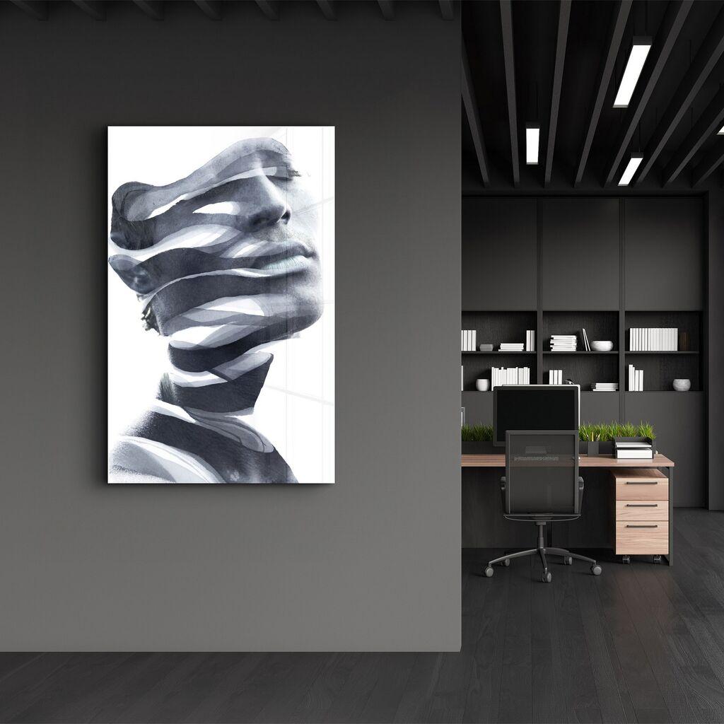 Wallity Dekorativna slika na kaljenom staklu, 46x72cm, Šarena