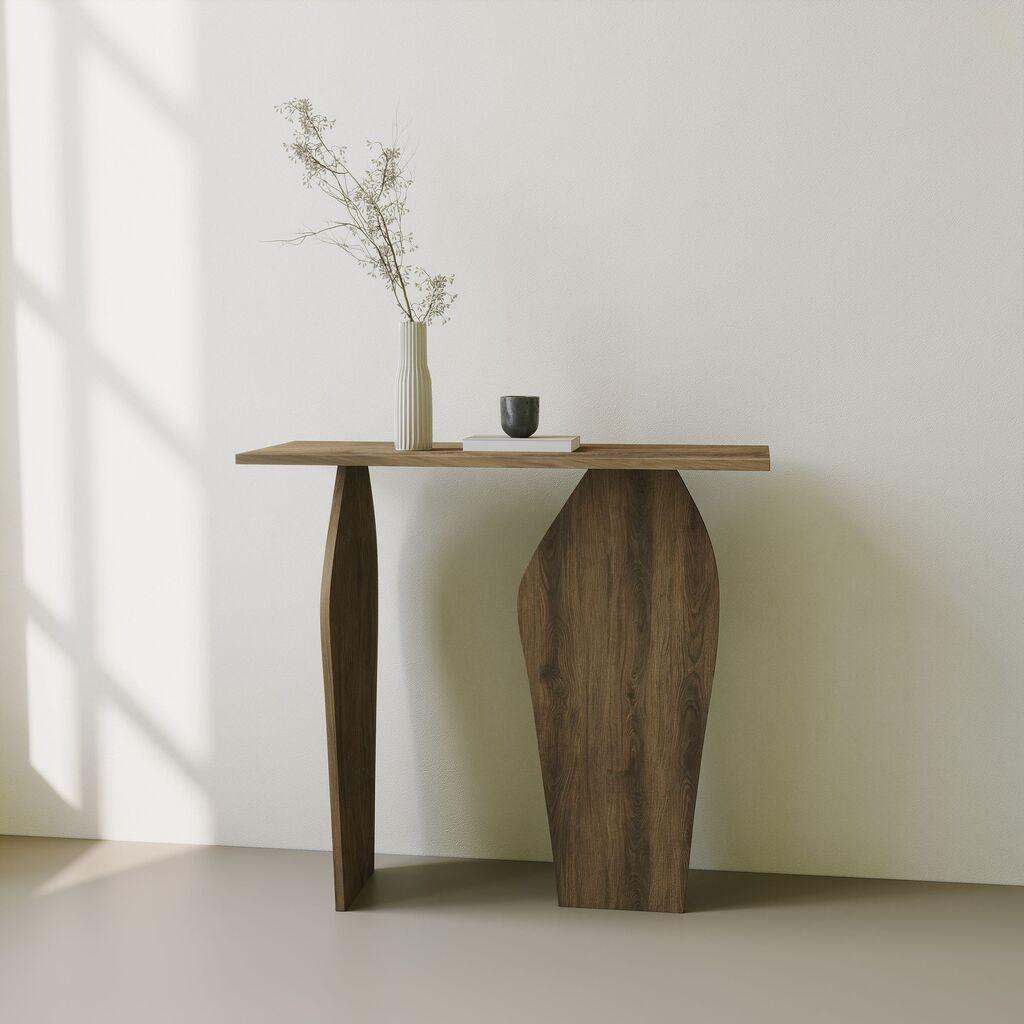 Hanah Home Konzola Arya, 100x90x40 cm, Braon
