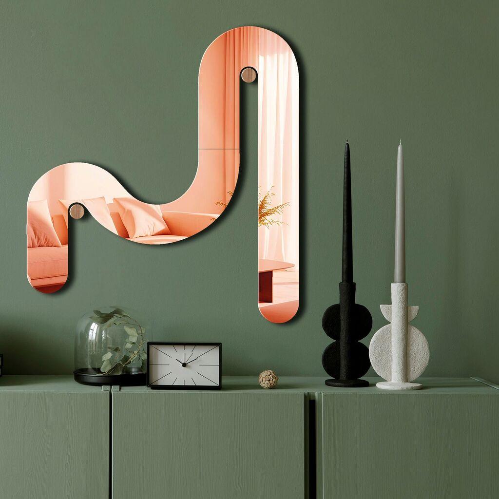 Wallity Ogledalo Ozgl509, 51x56 cm, Rose-gold