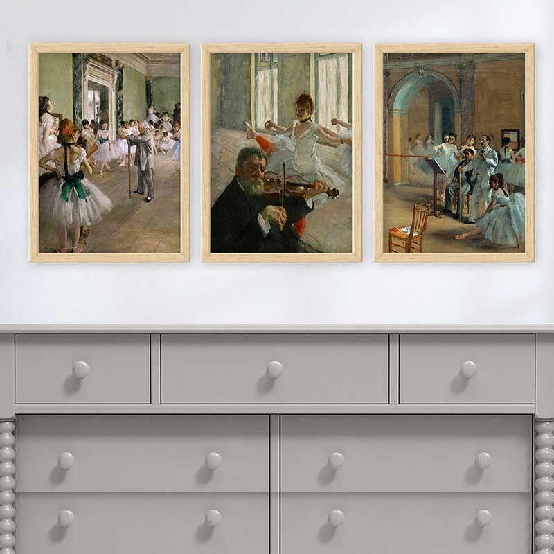 Wallity Set uramljenih slika 3NTC_UN1914103, 3 Dela