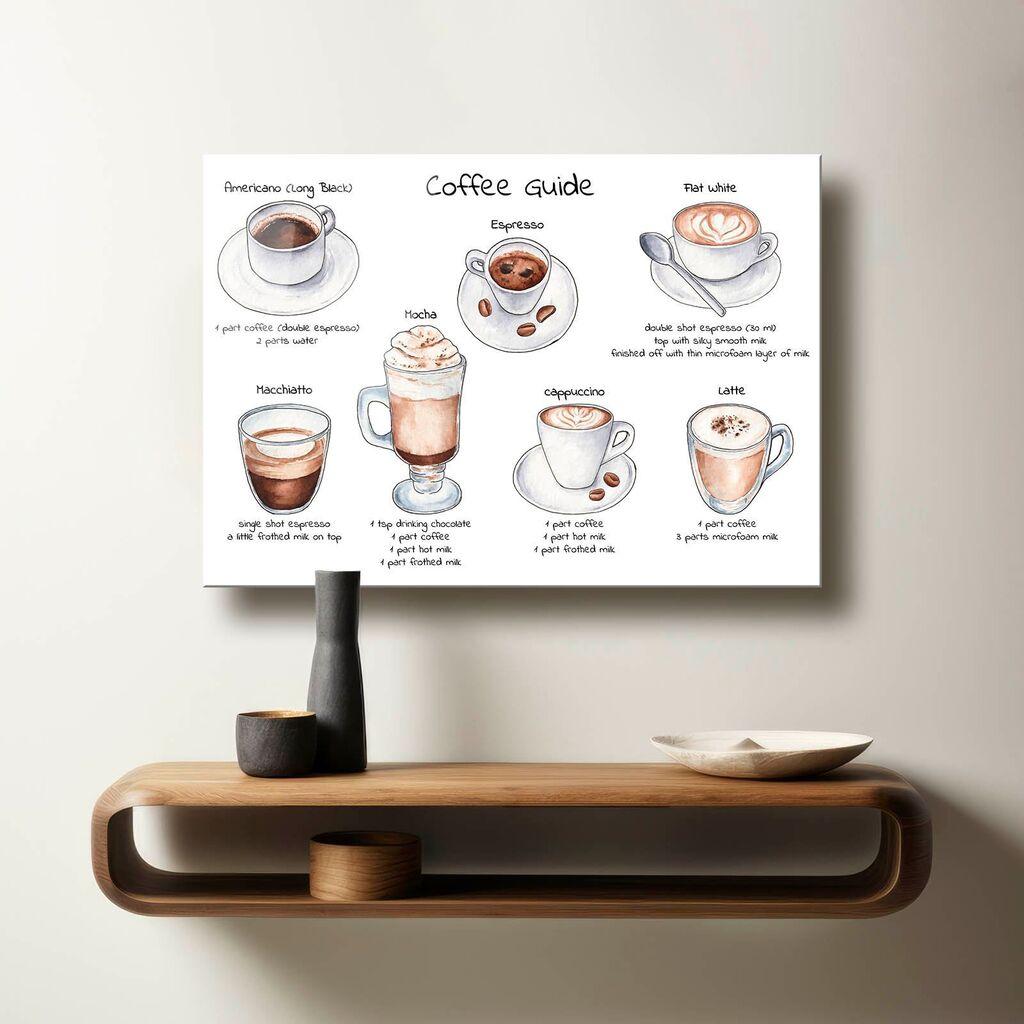 Wallity Dekorativna slika na kaljenom staklu Camtbl-054, 50 x 70 cm, Šarena
