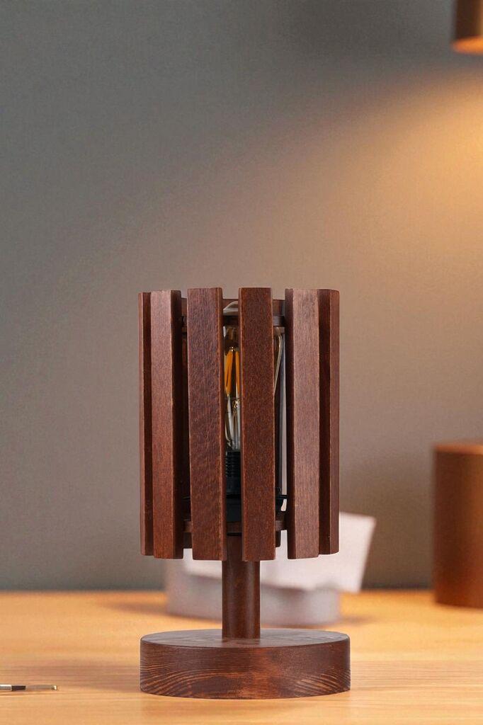 Opviq Stona lampa Kasnak, Braon