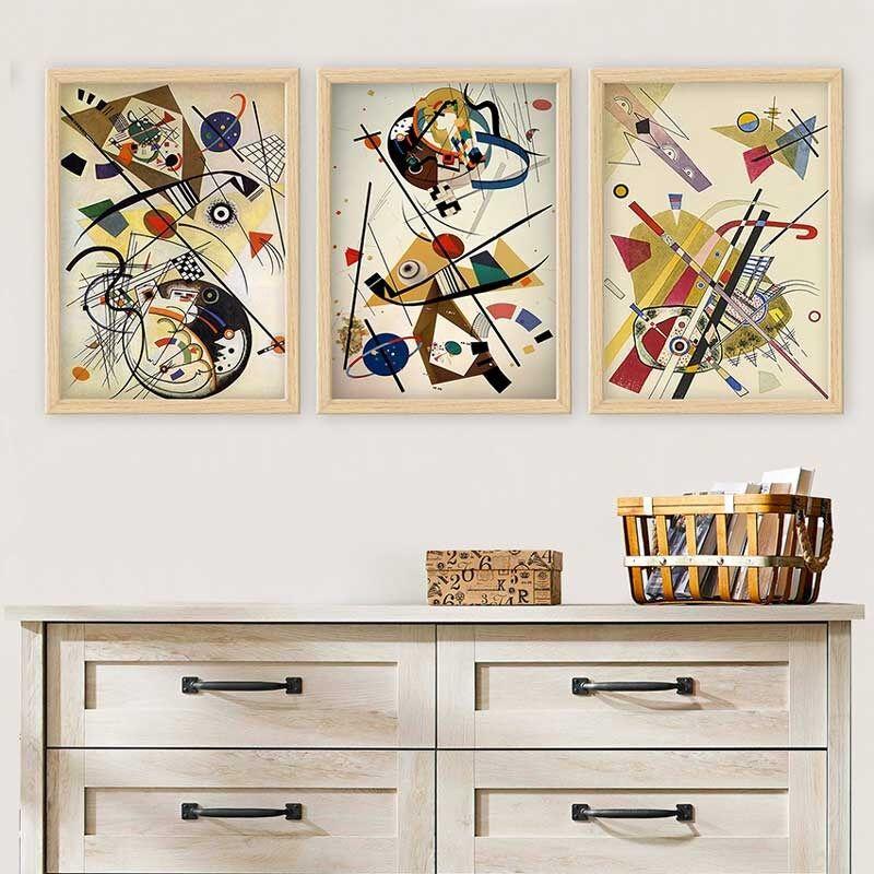 Wallity Set uramljenih slika 3NTC_UN2962870, 3 Dela