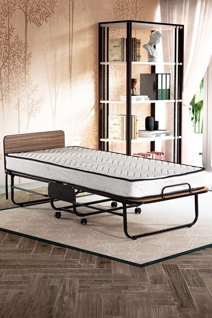 Hanah Home Krevet na sklapanje Katlanir, 80x190 cm, Beli