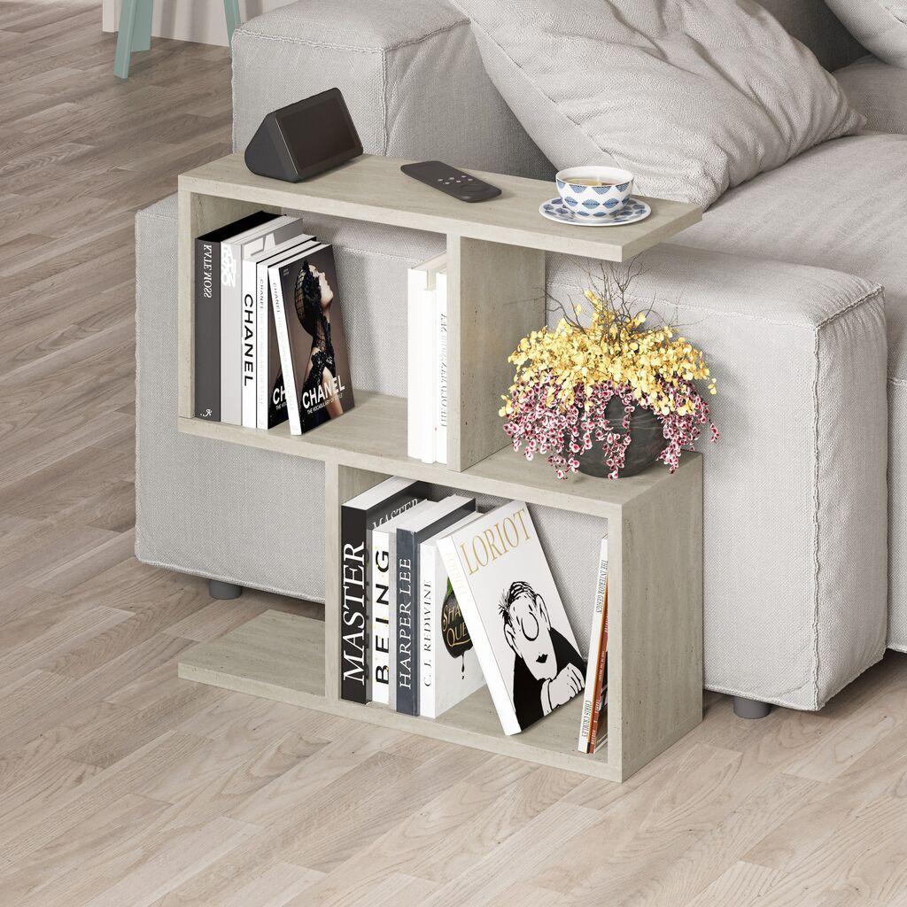 Hanah Home Klub sto Homemania, 60x60x20 cm, Krem