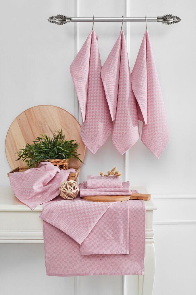 Hermia Set kuhinjskih krpa, Roze