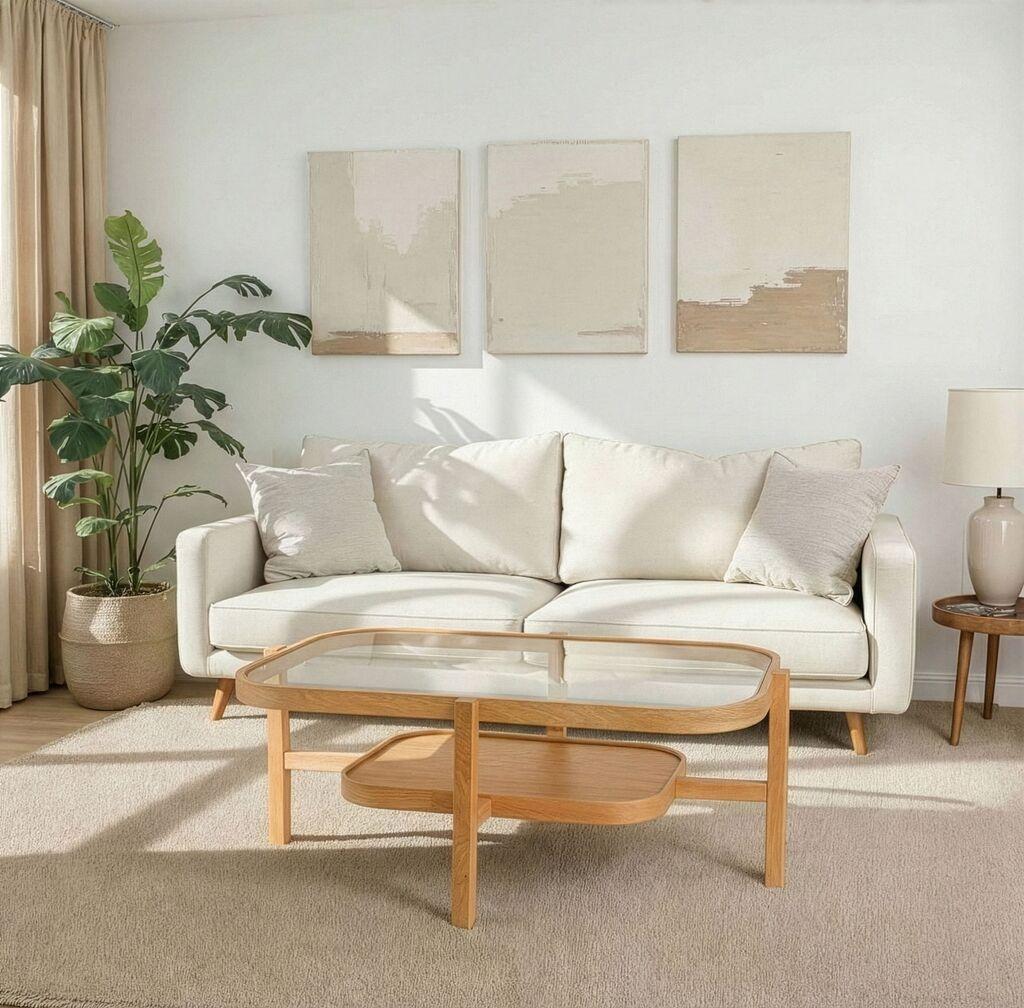 Hanah Home Sto za dnevnu sobu Godiva, 110x48x70 cm, Smeđi