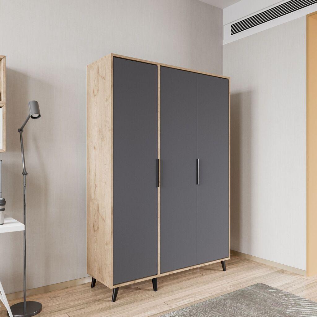 Hanah Home Ormar Aden 120, 120 x 192 x 45 cm, Antracit