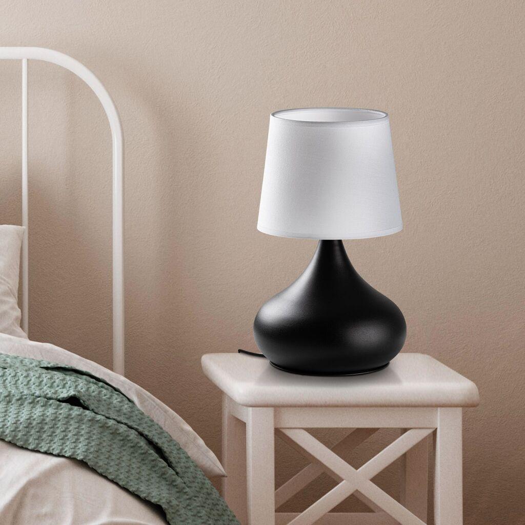 Opviq Stona lampa Bulbe-15463, Crno-bela