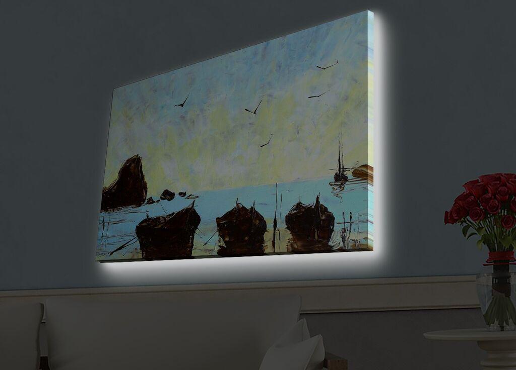 Wallity Slika sa LED osvetljenjem 4570HDACT-034, 45x70 cm