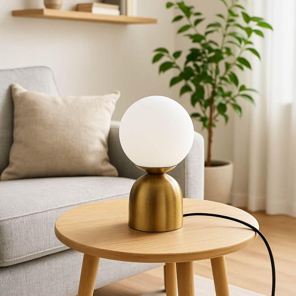 Opviq Stona lampa 242095, Zlatne boje