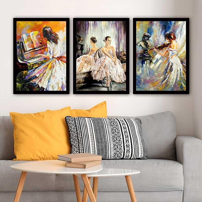 Wallity Set uramljenih slika 3SC_1176959, 3 Dela
