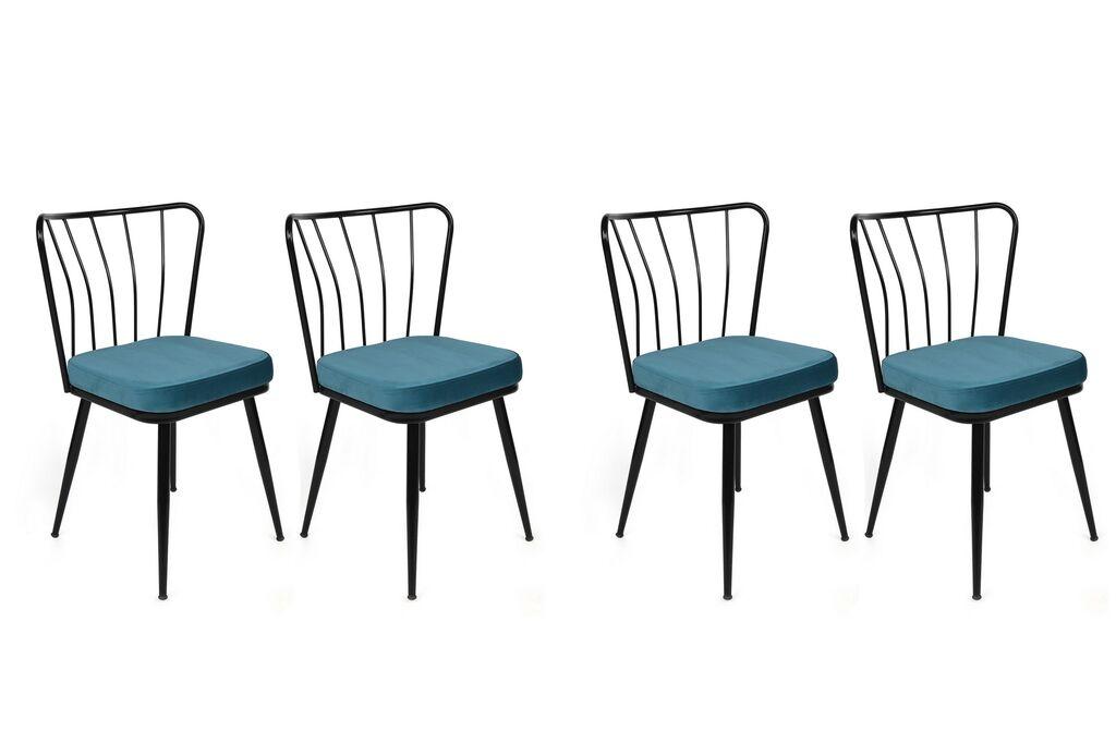 Hanah Home Set stolica Yildiz-952 V4, 53x63x67.5 cm, 4 komada, Plave