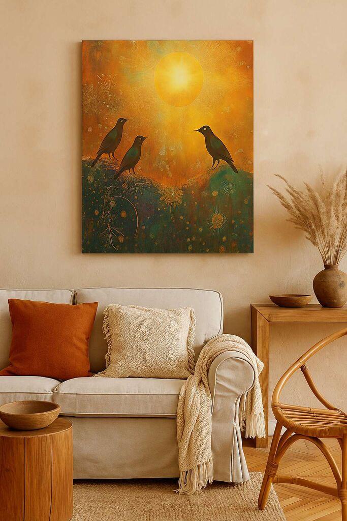 Wallity Dekorativna slika na platnu, 50x70cm, Šarena