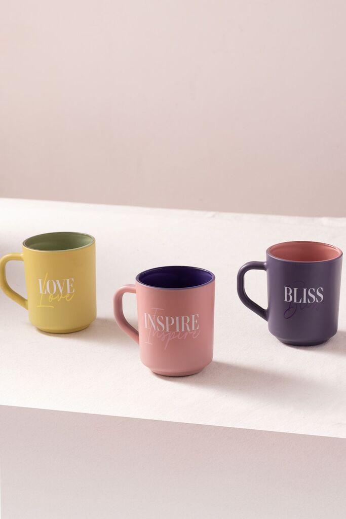 Hermia Set šolja, 3 komada, Roze